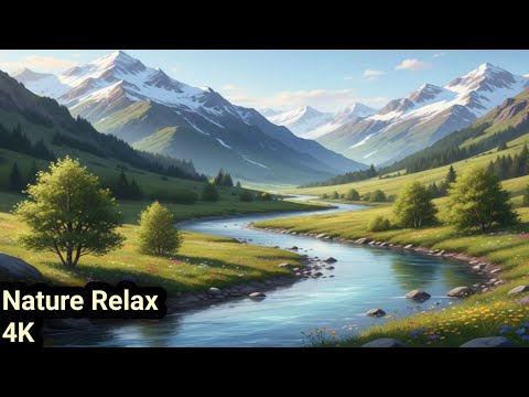 "Peaceful Nature Sounds 🌿 | Deep Relaxation with Flowing Water & Gentle Breeze"