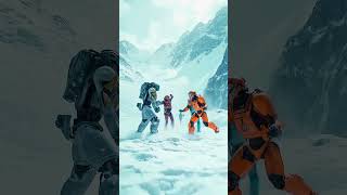 Robots on the trip #robotics #snow #indiantech