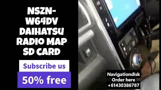 Get Your Daihatsu Tanto Radio NSZN-W64DB Working #Daihatsu #Tanto #NSZNW64DB #navigationdisk