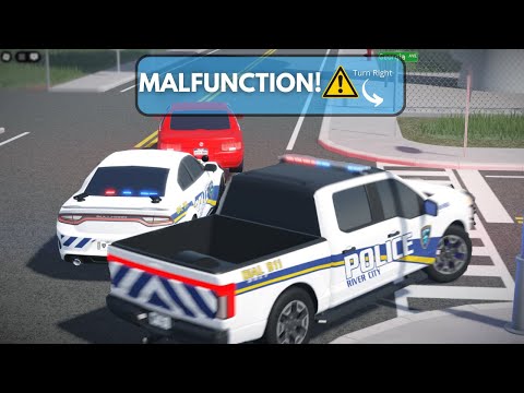 EV POLICE CAR MALFUNCTIONS DURING CHASE! (Liberty County Roleplay)