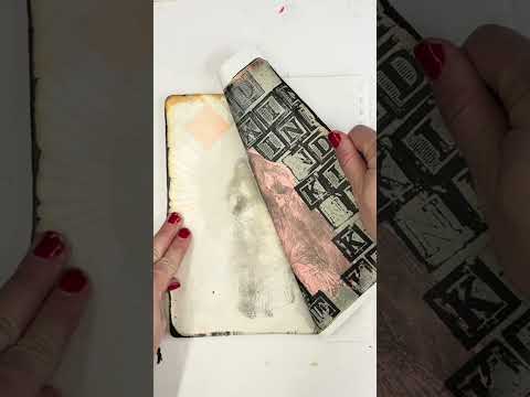 Easy Lettering on the Gel Plate! #gelplate #art #artjournalideas #gelliplateprinting