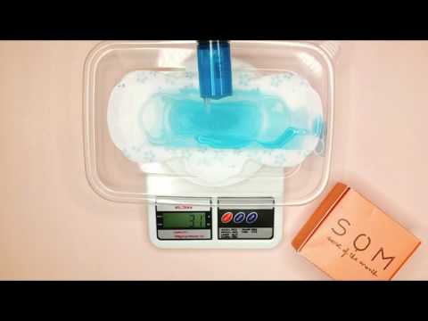 Korean Sanitary Pad Review #3 White Secret Hole   Test 2