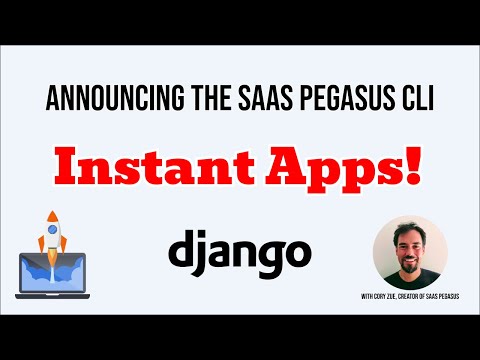 The SaaS Pegasus CLI: A blazing-fast way to start a new Django app