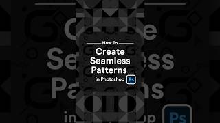 How to create seamless patterns in Photoshop   #photoshoptipsandtricks #graphicdesign