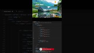 How to Create Animate Image Slider in HTML CSS and JavaScript #ImageSlider