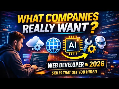 What Companies Expect From a Web Developer in 2026 | Skills That Get You Hired