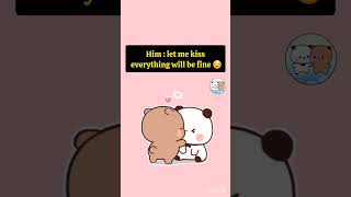 He finds a reason to kiss bubu 😅❤️ #bubududu #cutestatus #ytshorts #couplegoals #shorts