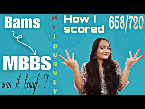 How did I scored 658/720 in neet 2024| Bams  to Mbbs | my journey #neet2024 #neet #bams #mbbs