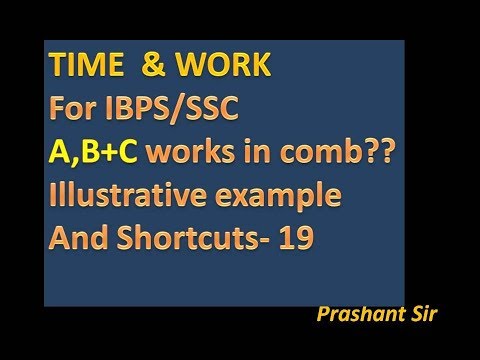 Time and Work -19/Work done by all together type