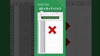 Easily Add Serial Numbers In Excel Without The Hassle #shorts #learnexcel #exceltips