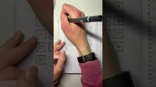 Workout tracker | #bulletjournal #bulletjournalideas #workouttracker #shorts