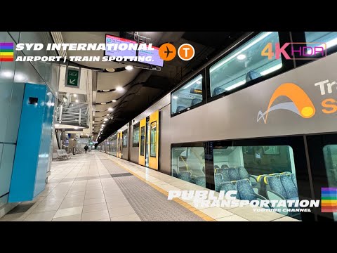 Train Spotting @ Sydney International Airport.