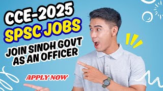 SPSC JOBS | SPSC CCE - 2025 | COMBINED COMPETITIVE EXAMINATION #spsc #cce2025 #spscjobs