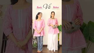 Basic vs better #shorts #fashion #styleinspo #youtubeshorts