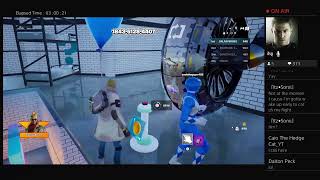 Tails playing fortnite different Squid game maps