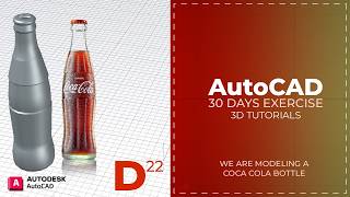 AutoCAD 3D 30-Day Challenge | 3D Modeling Exercise - Day 22