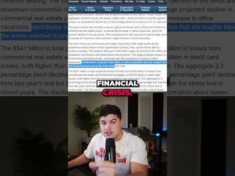 Bank BULL RUN COMING?! Bank Stress Test  #stocks #daytrading #optionstrading #shorts