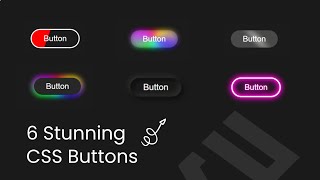 6 Creative CSS Button Effects You Need to Try | Part 1 | CSS Buttons