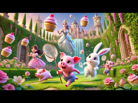 Fairy tales princess story | Pippa pig, Bunny & princess | Real aloud nap time story for kids