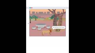 how to make lion story using scratch||scratch tutorial