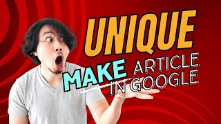 How to Make  Unique Article in Google? | Wordpress GURU #website #articlesuniqaue #createwebsite