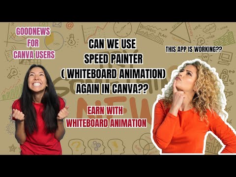 How To Create Whiteboard Animation In Canva | Speed Painter In Canva