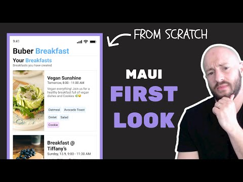 .NET MAUI - Building a cross-platform app from scratch in 35 minutes