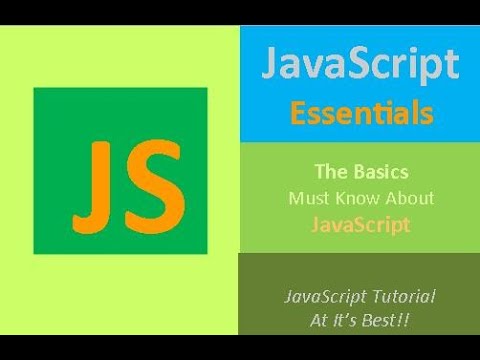 JavaScript Essentials, JavaScript Tutorial