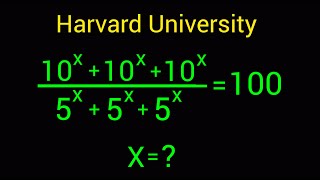 Harvard University Admission Entrance Tricks | X=?