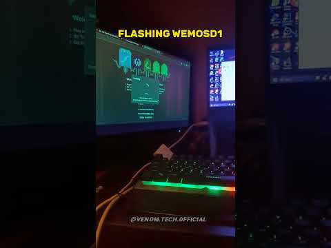 WS2812B Neopixel LED Strip in action #embeddedsystem #shorts #esp8266