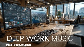 Ultimate Deep Work Music | Chillwave Focus Ambient for Enhanced Concentration