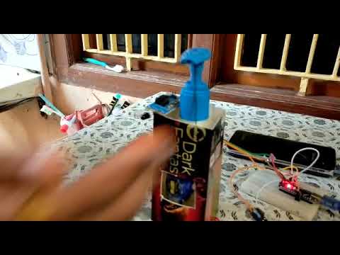 Touch Free sanitizer, just as a hobby - Graffersid