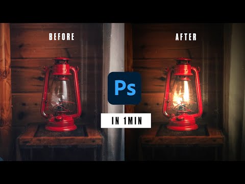 1Min Photoshop | Add Light Effects Tricks | #mgkcreationsstudio #photoshop #gokul