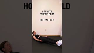 Hollow Hold #QuickAbs #NoEquipment #AbWorkout #HomeWorkout #BeginnerFriendly #CoreChallenge
