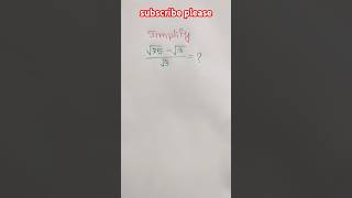 Simplification Math | #shorts #short #shortmaths #maths #math #matholympaid #viralmaths #viralvideo