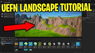 Fortnite UEFN Beginner Tutorial - Landscape Mode / Terrain Editor (Creative 2.0)