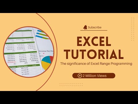 The significance of Excel Range Programming