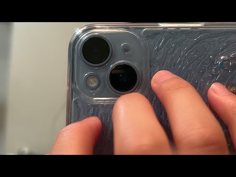 ASMR tapping on a textured phone case | 1 minute #asmr