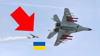 Watch Ukrainian Drones OBLITERATE a Russian Jet