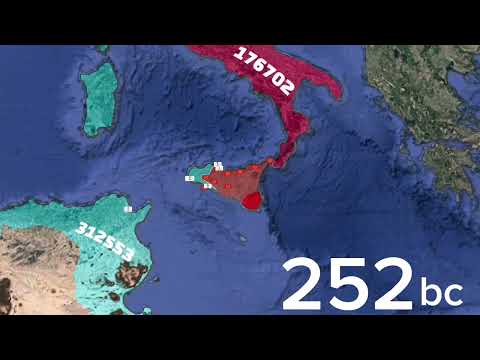 first punic war in 1 minute 40 seconds
