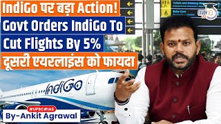 India orders crisis-hit IndiGo to cut flights by 5% | Ankit Agrawal Study IQ