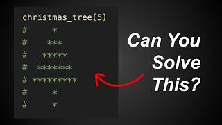 Christmas Tree (Python Beginner Practice Question 2)