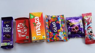 Cadbury Dairy milk  vs  kitkat  vs mango  vs gems  vs shorts  vs lollipop