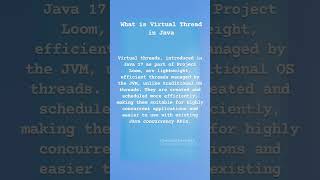 #Java #interview #multithread #javabasic #ProjectLoom #java17