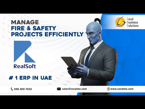 The Ultimate ERP for Fire & Safety Companies | RealSoft Fire Fighting ERP