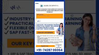 ERP S.A.P Training just @15,999 Limited Offer #saptraining#job #sapclasses #careersuccess #english