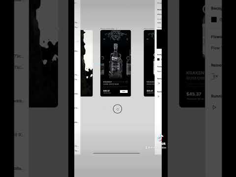 Kracken Rum shop! #figma  #shorts #ui #ux #figmatips #animation #speedart #kracken #rum