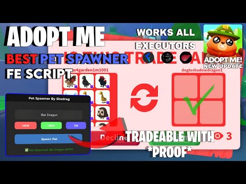 ADOPT ME SCRIPT 🔥 [TRADEABLE 😱] OP PET SPAWNER! SPAWN NEW PETS INSTANTLY (LATEST UPDATE) PASTEBIN