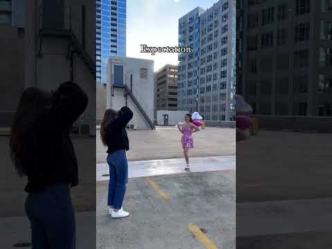Expectation vs. reality taking pictures while its windy