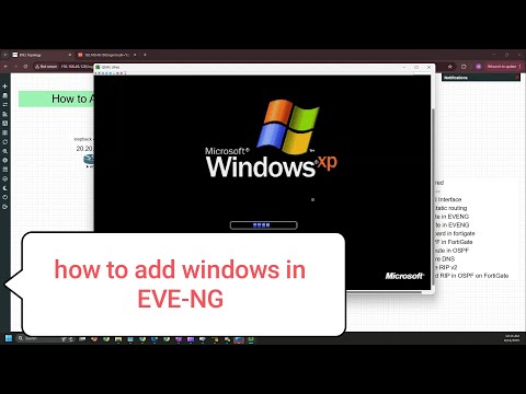 Day 21 | How to add windows in EVE-NG | how to install windows pc in EVE-NG #eveng #windows 